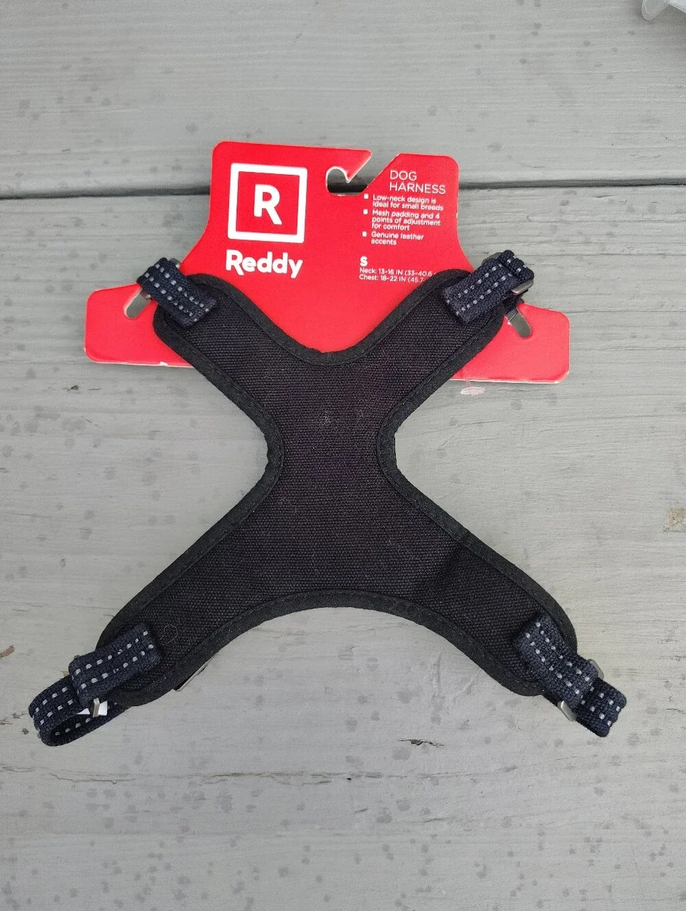 Reddy Black Dog Harness. Size Small